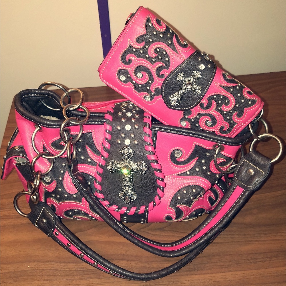 Rustic Coulture Purse and Matching Wallet